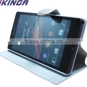 Flip Case for Sony Xperia z L36H,PU Leather Case Cover for Sony Xperia z L36h thumbnail-1