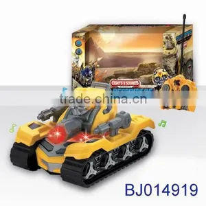 New Arrival rc Car Cool Musical rc Toy Tank With Light thumbnail-1