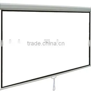 Projector Projection Manual Screen Wall Mounted Manual Screen thumbnail-1