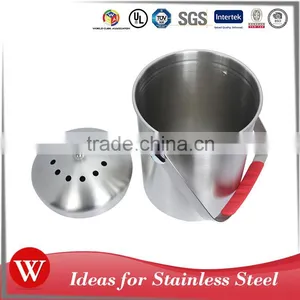 Houseware Factory Home-use 1.0 Gallon Metal Mini Trash Can thumbnail-1