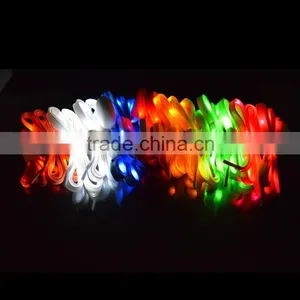 Many Models Party Decoration LED Shoelaces Shoe Laces Flash Light Up Glow Stick Strap Shoelaces thumbnail-4
