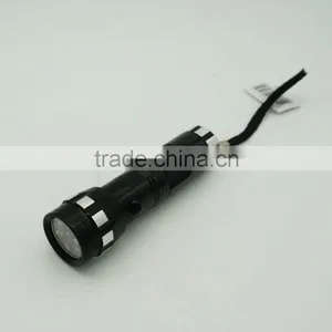 The Manufacturer 9 LED UV Aluminium Torch Flashlight thumbnail-1