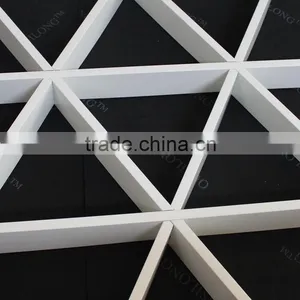 Water Proofing Aluminum Commercial Suspended Metal Grid Open Cell Ceiling thumbnail-1