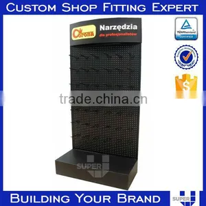Steel Shelving Photo Exhibition Stands Display With Shop Fitting Hooks thumbnail-4
