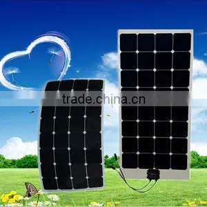 Semi Flexible Solar Panel 100w High Effiency SUNPOWER Cell for Home Solar System thumbnail-5
