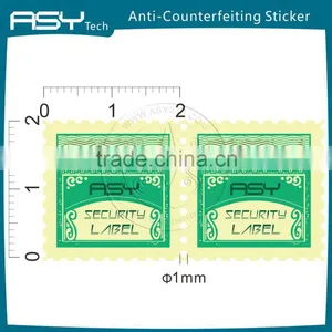 Texture Watermark Fiber Security Label thumbnail-3