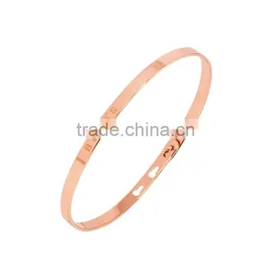 Memories Bangles With Customize Design Word 'BLESS' With 4mm/7mm Width thumbnail-2