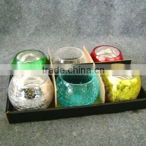 Electroplating Crackle Glass Ball thumbnail-1