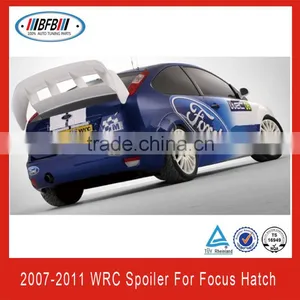 2007-2011 FOR Ford Focus Hatch Car WRC Spoiler Rear Wing Trunk FRP Material thumbnail-1