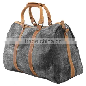 China Supplier Wholesale Quilted Duffle Bags Personalized Tote Bags Leather Luggage Tag thumbnail-5