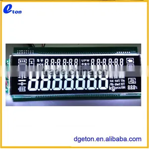 Customized Black VATN LCD Display With White Character thumbnail-1