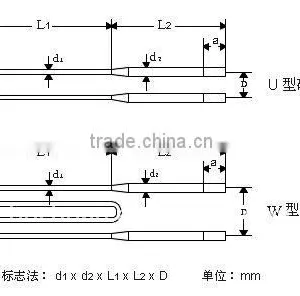Mosi2 Electric Heating Tube thumbnail-1