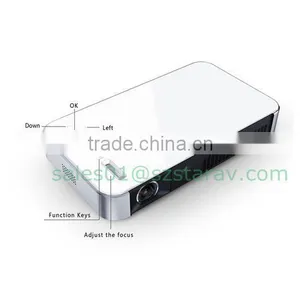 HOT SALE ANDROID QUAD CORE 1G RAM 4G ROM MINI PROJECTOR thumbnail-1