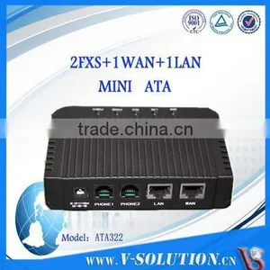 2FXS+1WAN+1LAN VoIP Analog Telephone Adapter thumbnail-1