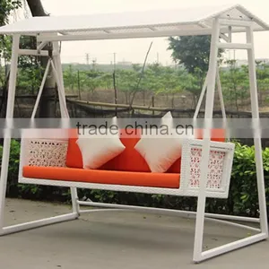 Outdoor Sgs Tested pe Rattan Garden Swing thumbnail-1