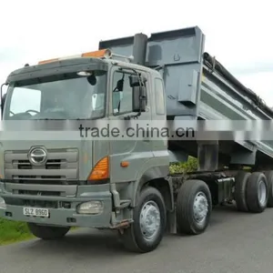USED TRUCKS - 2007 HINO 700 3213 8X4 STEEL BODY TIPPER (RHD 1801171) thumbnail-1
