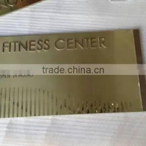 Stainless Steel Letter Image Sign for Door thumbnail-4