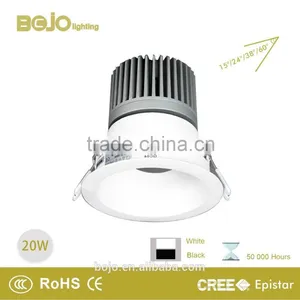 Factory Price 20w Recessed Cob Led Downlight With Aluninum Heat Sink thumbnail-1