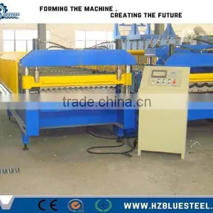 Corrugating Iron Cold Galvanizing Roof Forming Machine, Aluminium Roofing Sheet Forming Making Machine thumbnail-1