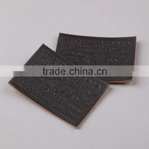 High Quality PU Faux Deobssed Label thumbnail-3