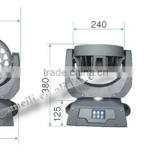 36 10w RGBAW LED Zoom Wash Moving Head/ Night Club Dancing Party Moving Led thumbnail-4