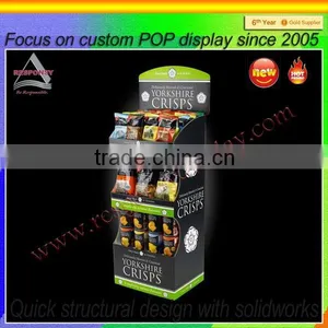 Single Side Pop up Floor Customize Accessory Display Shelf Used in Supermarket thumbnail-2