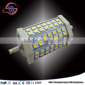 China LED Bulb R7S LED Ceramic Flood Light 118mm 5050 SMD 10W Linear Dimmable Replace J118 Halogen Lamp thumbnail-1