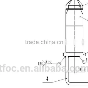 5 kg Container Truck Twist Lock Red thumbnail-2