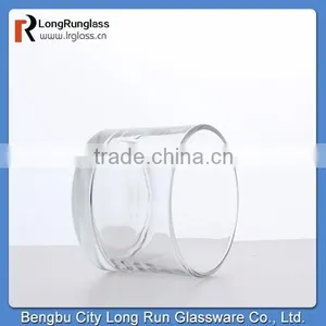 LongRun Home Essentials Old Fashioned Crystal Glass Candle Holder thumbnail-1