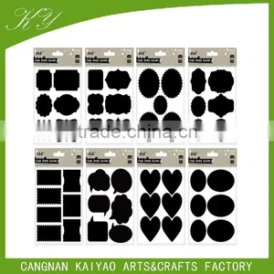 Custom Die Cut Various Shape Black Chalkboard Adhesive Sticker thumbnail-2