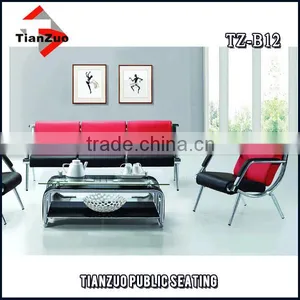 Modern Leather Sofa Set Reception Office Sofa TZ-B07 thumbnail-6