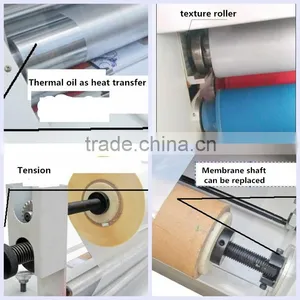 24 Inch 650mm Embossing And Plain Bopp Laminating Machine thumbnail-6