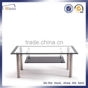 CLASSIC PROMOTION SIMPLE GLASS TEA TABLE SQUARE WHOLESALE thumbnail-5