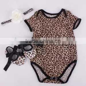 Baby Boutique Summer Infant Clothes Sets Cotton Short Sleeve Summer Infant Clothes Sets thumbnail-4