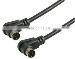 Mini-DIN Plug 8 Way Right Angle thumbnail-1