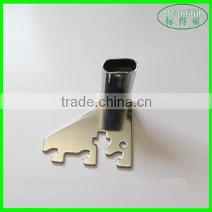 Metal Slotted Upright Oval Tube Bracket thumbnail-1
