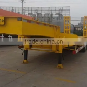 60t Low Bed CIMC Semi Trailer for Trailer Truck thumbnail-1