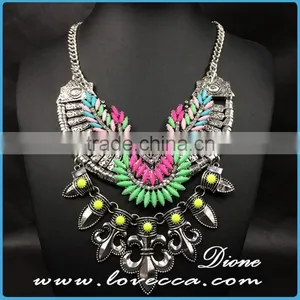 Layered Beaded Necklace thumbnail-1