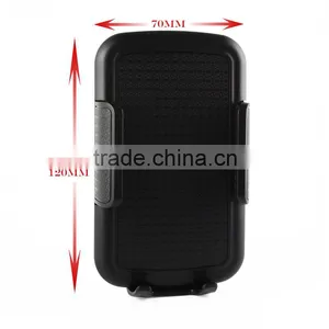 Latest Creative Leather Texture Mobile Phone Gps Navigator Car Air Vent Holder thumbnail-5