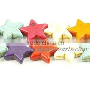 Gemstone Synthetic Turquoise Beads thumbnail-1