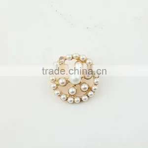 New Arrival Pearl Rhinestone Button for Apparel thumbnail-2