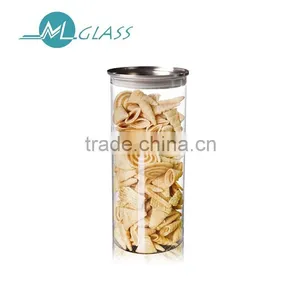 1300ml Heat Resistant Glass Storage Jar With Metal Lid N6307 thumbnail-1