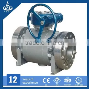 Gas Pipeline Trunnion Mounted Stainless Steel Ball Valve thumbnail-2