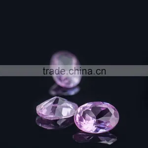 Brilliant Synthetic Ruby#2 Ruby Oval Shape 6X4mm Corundum thumbnail-2