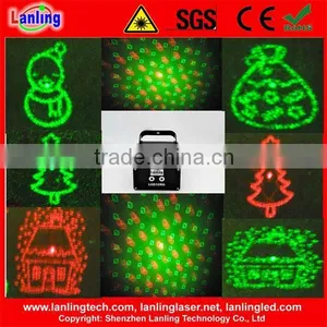 8 Gobos Mini Christmas Disco Party Laser Light thumbnail-2