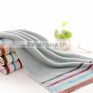 Combed Cotton Striped Dobby Towel thumbnail-3