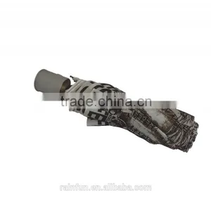Full Printing Automatic Open 3 Foldable Umbrella thumbnail-5