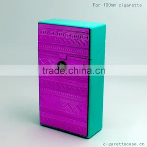Plastic Cigarette Case With Novely Sticker for 100mm Cigarettes thumbnail-1