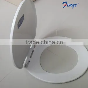 New Quick Release Durable Plastic Toilet Seat Cover With Stainless Steel Hinge thumbnail-3
