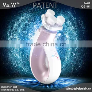 Waterproof Facial Cleansing Brush Machine, Rechargeable Sonic Facial Brush Massage For Exfoliating/face Cleansing Brush thumbnail-3